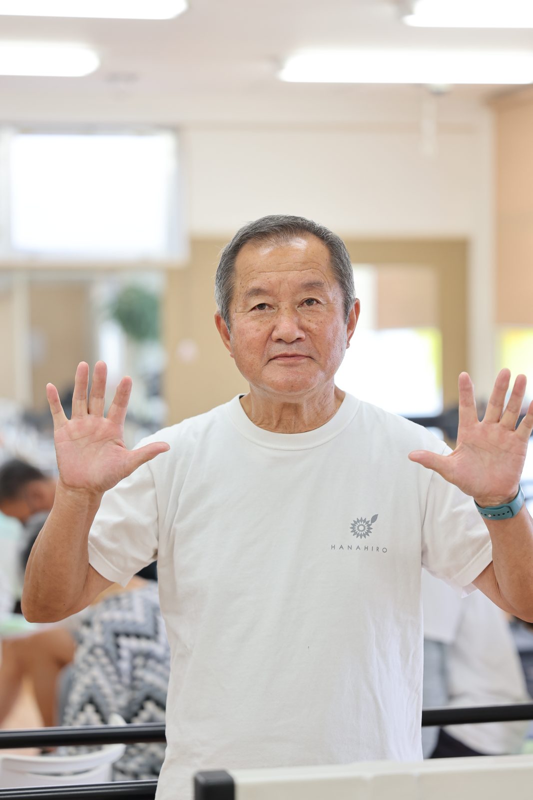 石井さんの体操指導